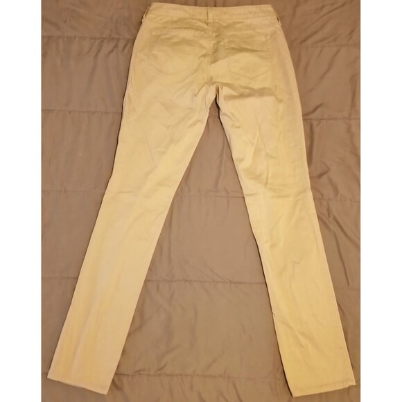 Arizona Jean Co Pants Size 7 Tan Skinny Leg Slim Fit Flat Front Five Pocket - Picture 7 of 7